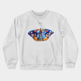 Butterfly Watercolor Drawing Crewneck Sweatshirt